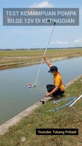 COD KIRIM CEPAT SUNSUN Pompa Air Celup Kolam Aquarium Sumur Dalam 30 M Submersible Bilge Pump 12V