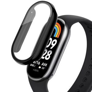 Case cover+glass For Xiaomi Mi Band 8 7 6 Accessories Case+Film Full Coverage Protective Cover Miband 7 6 5 4 3 screen protector