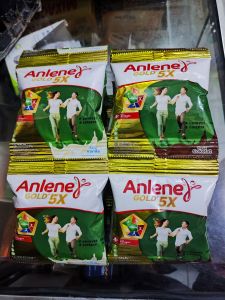 Anlene GOLD(renceng) ada rasa Vanila dan Coklat