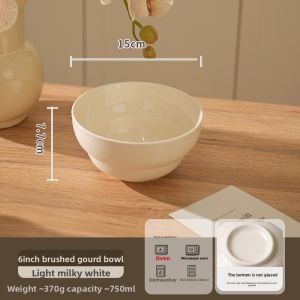 SHELI | Creamy Style Home Dinner Plate Ceramic Tableware