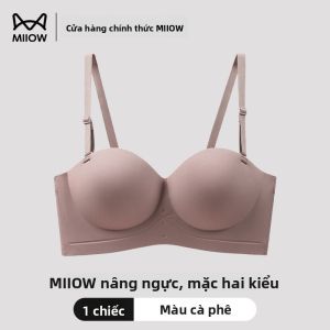 Áo ngực nữ MiiOW Catwoman không dây nâng đỡ hiệu quả có dây cố định - Mùa đông 2024