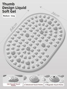 SHENWO | Weight Loss Acupressure Foot Massage Mat Liquid Soft Gel Slow Run