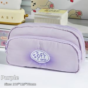 DANLIE | Ins-style Large Capacity Soft Multi-functional Pencil Case