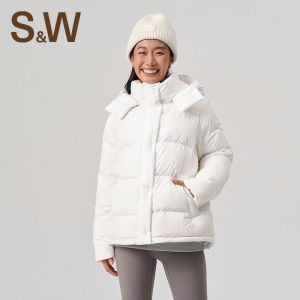 S&W | Sport Warm Thickened Duck Down Waist-Fitted Hooded Down Jacket