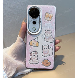 เคสVivo V50 V40 V30 เคส Vivo V40 V30 Pro เคสน่ารักโบว์บ้านลูกสุนัขเชอร์รี่เคสแข็งกันแรงกระแทก