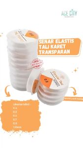 Senar Elastis Transparan & Crystal Tec: 10 Roll Untuk Aksesoris Penjualan Online