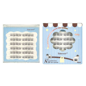 No Glue Self Adhesive Eyelashes Ultra Thin Natural Clusters Zero Touch False Lashes For Beginners Easy Application