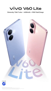 VIVO V60 Lite 5G 12/512GB 8/256GB 6500mAh+45W FlashCharge NFC Mediatek Dimensity 7300 100% Original