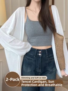 Sun Protection Light Weight Summer Blouse white