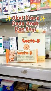 LACTO B SACHET PROBIOTIK DIARE PENCERNAAN BAYI ANAK 10 SACHET