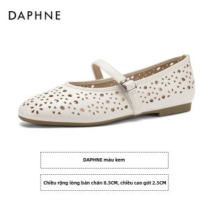 Daphne | Giày Bệt Thoáng Khí Dây Xỏ Mắt