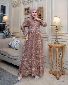 KODE ALT - Gamis Ricis Tile M L XL XXL / Gamis Kondangan Terbaru / Dress Tile Kondangan / Gamis Muslim