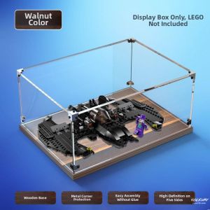 Batmobile LEGO Display Box Wooden with Acrylic Dust Cover