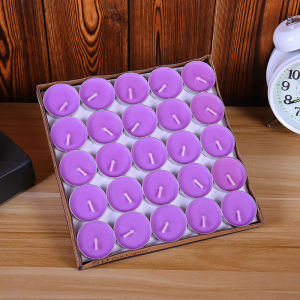 50 Pieces round Candles Romantic Proposal Birthday Display Picture Aromatherapy Candles Lighting Festival round Tea Candles