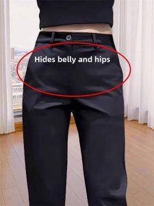 Fashion French Petite High End Women Trousers