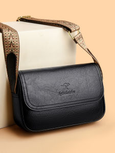 High Quality Texture Womens Bag 2025 New Small Square Bag Simple Fashion Versatile Single Shoulder Slant Cross Bag Middle-Aged Women