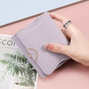 BAORUIFU | Compact Spring-Summer Ladies Wallet Foldable Large Capacity Floral Pattern