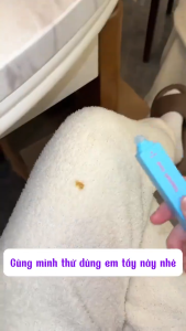 Bút Tẩy Vết Dơ Quần Áo Elephant Kiss Mini – Đầu Lăn Và Cọ Mềm – Nhỏ Gọn Bỏ Túi