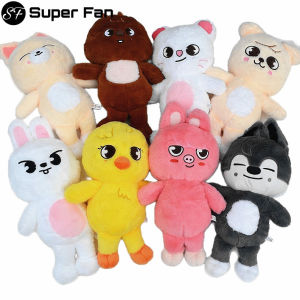 （Super Fan) Kpop Idol Stray Kids FM JINRET BBOKARI Plush Toy SKZ BANGCHAN FELIX