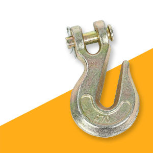 ตะขอสับโซ่ 1ชิ้น  ตะขอยกของ ตะขอคาร์บอน สีเหลืองเป็น G70 ทนทาน แข็งแรง Lifting hook