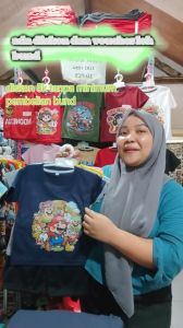 Baju Kaos Setelan Distro Anak Laki Laki Karakter Kartun Mario Party - Hypelane Kids - DTF