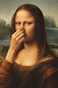 Funny Mona Lisa Jigsaw Puzzle 500/1000/1200/2000PCS Paper Puzzle Toilet Humor Art Relaxing Game Home Decor Gift
