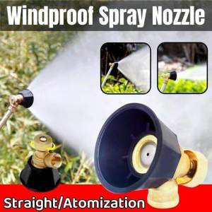 Spray Nozzle Agricultural Atomization Spray Insecticide Sprinkler Head Adjustable High Pressure Black Cyclone Sprinkler
