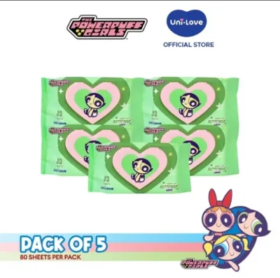 Unilove Powerpuff Girls Wipes 5s (Buttercup)