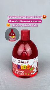 LIORA Kids Shower & Shampoo - 300ML Sabun dan Shampo Anak Aroma Buah Menyegarkan