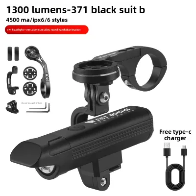 West Biking | Waterproof High-Brightness Bike Light with Anti-Glare USB Charging