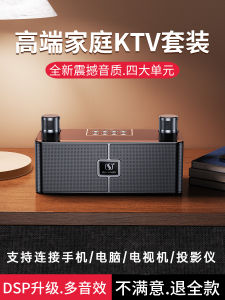Family KTV Audio Microphone Integrated TV Karaoke Projector WeSing Wireless Microphone Kids Singing