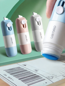 deli | Deli Integrated Heat-sensitive Traceless Eraser Pen Confidential Information Privacy Protection Concealment Liquid Correction