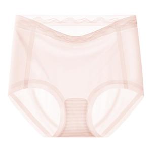 HUACHENGSHI | High-Waist Ice-Silk Sports Shorts Womens Summer Thin Transparent Triangle Panty No-Trace Comfortable Breathable Underwear