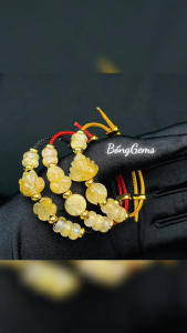 vòng tay nữ hồ ly chúa thạch anh tóc vàng tự nhiên mix đồng điếu thạch anh tóc vàng và charm sen thạch anh tóc vàng tự nhiên vip vòng tay đá phong thủy hợp mệnh thổ mệnh kim trang sức thiết kế đủ hóa đơn thẻ bảo hành