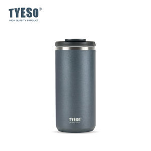 TYESO 600ml/750ml Tumbler Coffee Cup Stainless Steel Vacuum Insulated Inner Outdoor Portable BPA Free Water Cup For Summer
