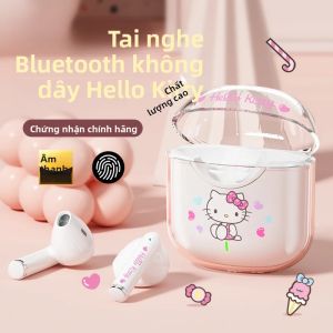 Tai Nghe Bluetooth Không Dây Hello Kitty Design EBL19 TWS Với Hộp Đựng Trong Suốt Âm Thanh Nổi Dành Cho Tất Cả Các Điện Thoại Thông Minh