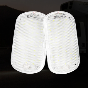 1pc 12V 24V Super Bright Car Interior Light 60LEDs Car Reading Light With Switch For Van Lorry Truck RV Camper Indoor Dome Lamp