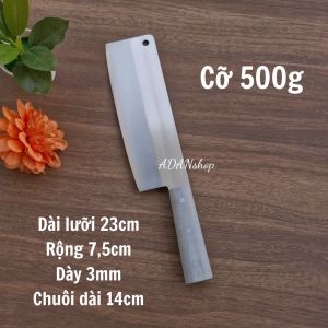 Dao chặt xương chặt gà vịt chất thép TRẮNG NHẬT chống rỉ sắc bén