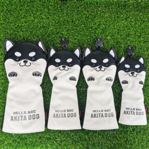 Cute Shiba Inu Golf Club Head Cover One Wood Hat Cover Iron Wood Head Cover Mens Putt Putter Cover Wooden Stick Cover