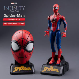 Marvel Iron Man Action Figure Head Shaped Statue Deformable Toys Captain America Ant-Man War Machine Joints Mobility Kids Gifts