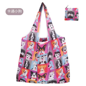 Eco-Friendly Reusable Shopping Bags Foldable Lightweight Women Handbag Totes Heavy Duty Washable Cloth Grocery Bags
