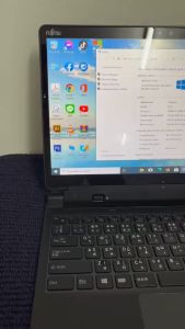 โน๊ตบุ๊คแท๊ยเล็ต 2 in 1 Fujitsu Q738/SE CPU CORE I3 GEN 7 RAM4GB SSD 128 GB หน้าจอ 13 .3นิ้ว มีกล้อง