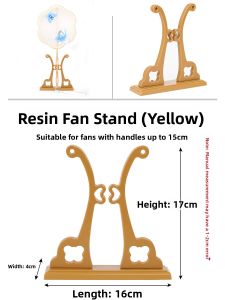 Handmade DIY Material Kit for Traditional Chinese Lacquer Fan Includes Xuan Paper White round Fan And Lacquer Painting Pigments