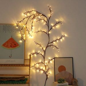 Bendable Willow Vine LightsBirch Tree LightRattan Decor Light for Home Living RoomParty FestivalGift for Birthday Christmas