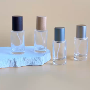 Vỏ rỗng Chai đựng nước hoa 20ml kiểu hình trụ tròn cao cấp thiết kế dày dặn nắp nhiều màu