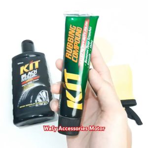 Paket Isi 4 - Kit Black Tire Gel & Rubbing Compound