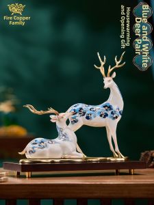 DATONGSHIJIA | Wedding Anniversary Gift Couple Deer Ornaments