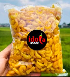 Makaroni Cikruh Pedas Daun jeruk 500gr Cemilan khas Tasikmalaya