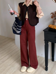 Ankela High Waist Straight Leg Stretchy Jeans Womens Casual Long Pants Spring Summer Autumn High Elasticity Slimming Effect