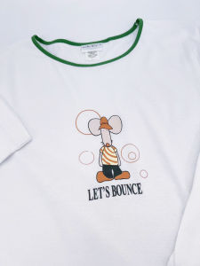 เสื้อยืดคอกลมแขนยาวผ้าฝ้ายลายพิมพ์เสื้อผ้าใส่สบายสำหรับฤดูใบไม้ผลิและฤดูร้อนสำหรับผู้ชายและผู้หญิงไซส์ใหญ่